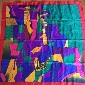 🧚‍♂️HP!💐 Amazing Wearable Art Picasso Scarf!!!